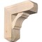 Ekena Millwork Olympic Craftsman Smooth Bracket w/ Offset Brace, Douglas Fir, 7 1/2"W x 20"D x 20"H BKT0806X20X20OLY04SDF - alternate 1